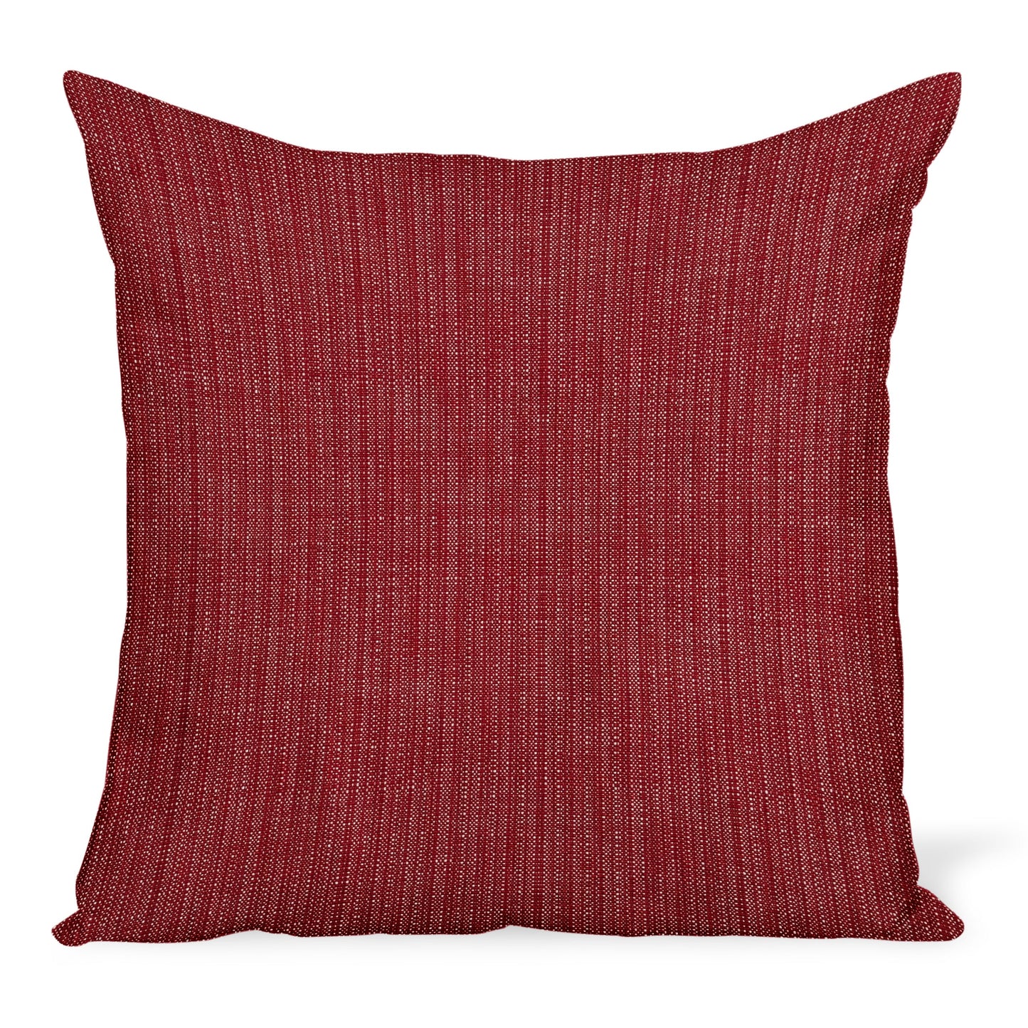 Coussin d'extérieur en toile tissée rubis de Peter Dunham Textiles