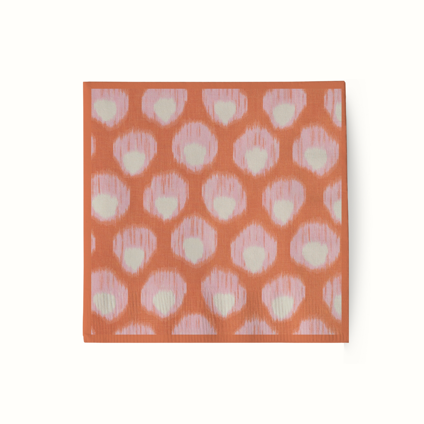 Peter Dunham + Hudson Grace Orange Boukhara et Cachemire, lot de 50 serviettes à cocktail