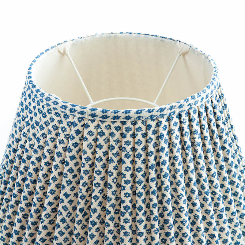 Abat-jour Fermoie en bleu Marden