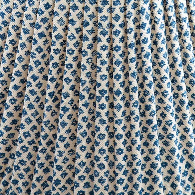 Abat-jour Fermoie en bleu Marden