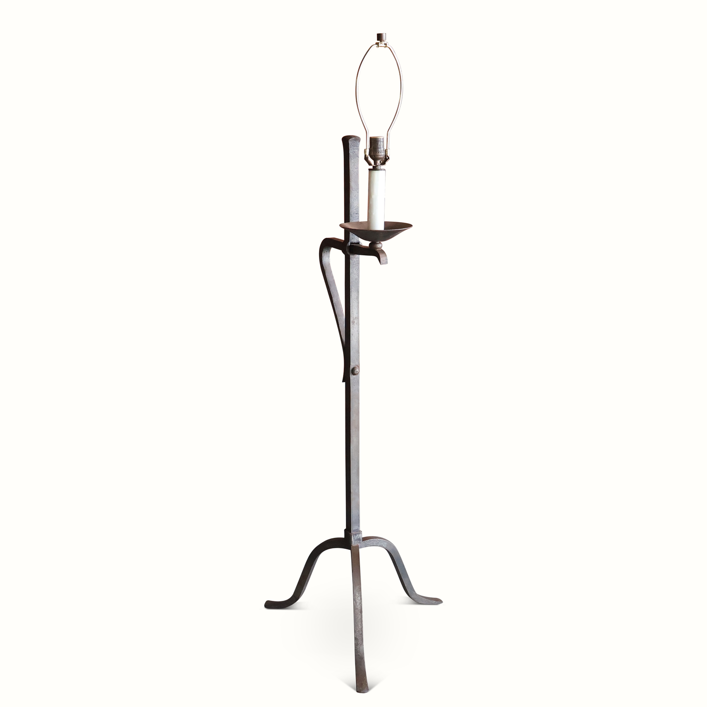 Lampadaire en fer forgé