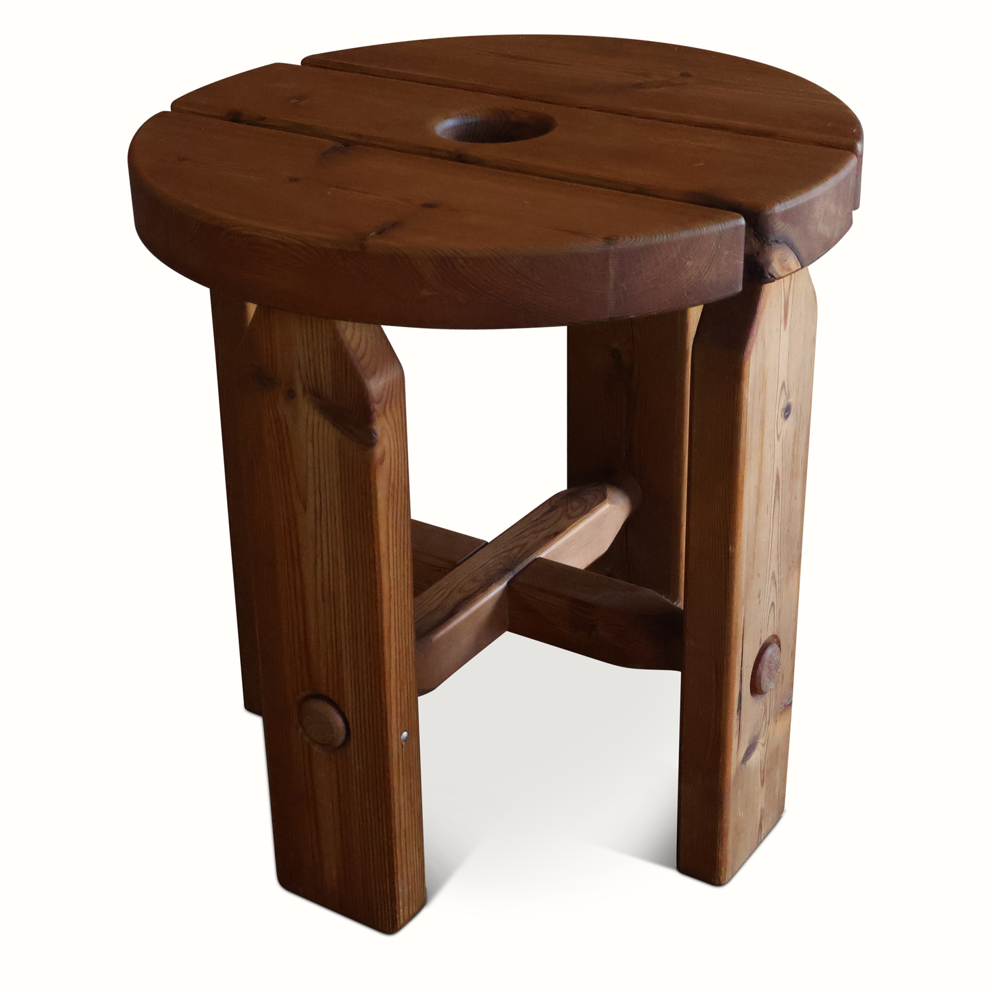 Table d'appoint en pin suédois