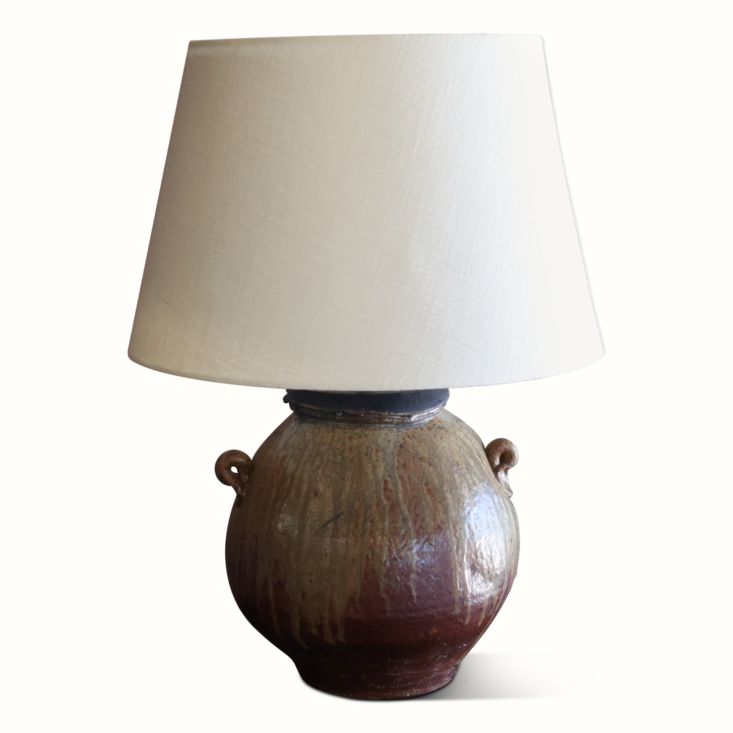 Lampe de poterie d'atelier en céramique