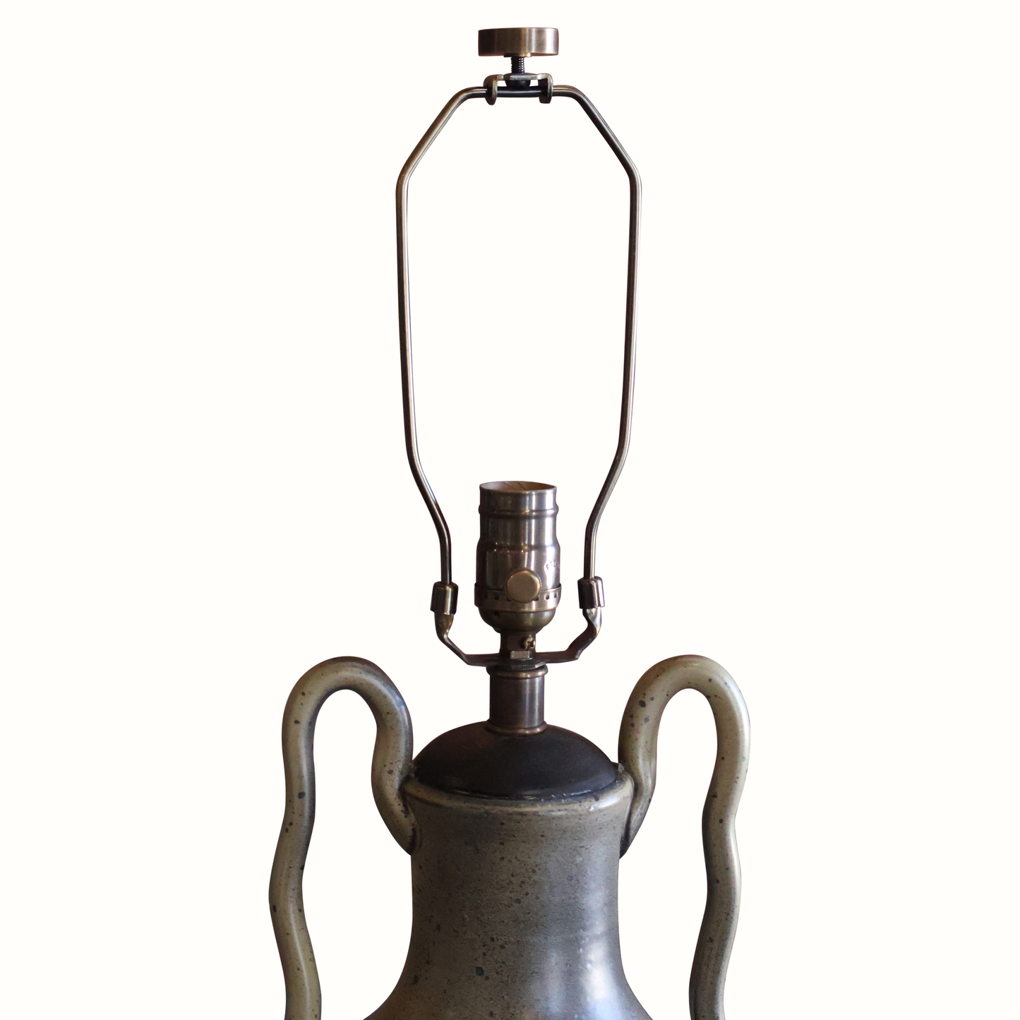 Lampe de poterie d'atelier en céramique
