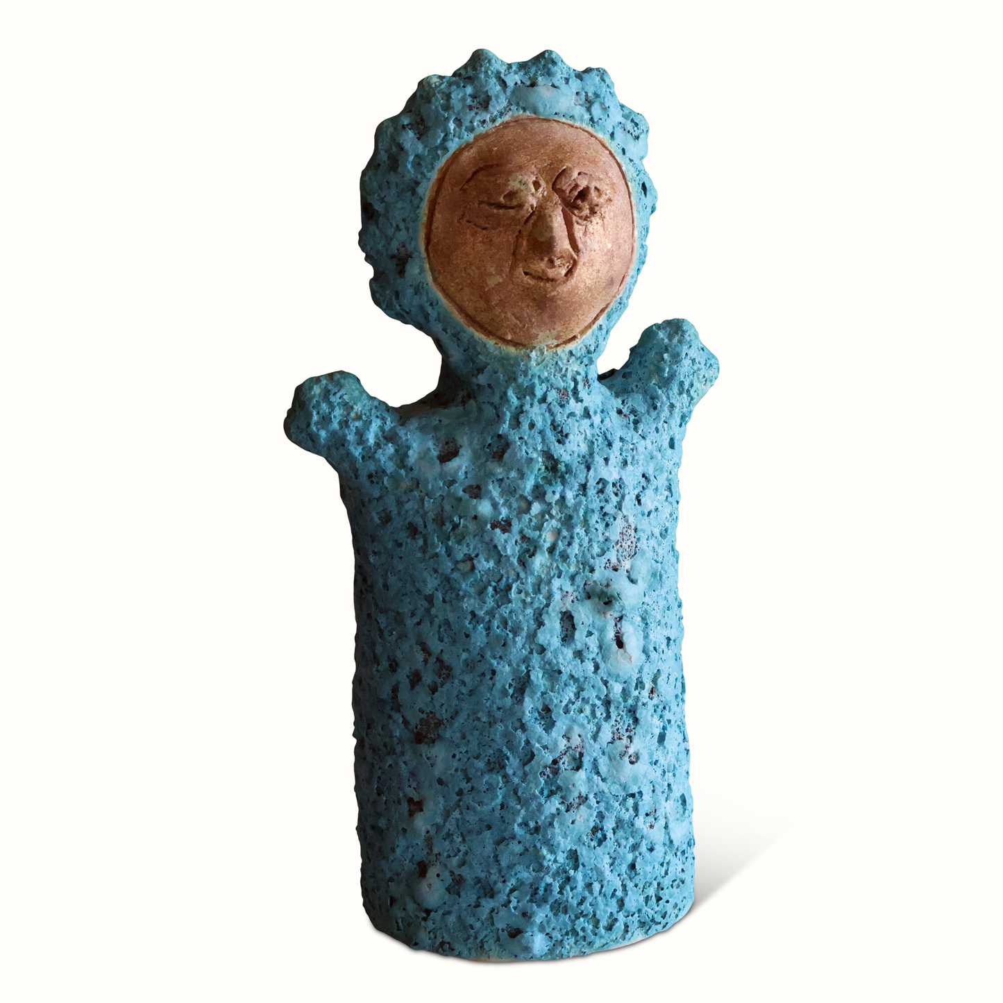 Sculpture en céramique « Sun Person » de Stan Bitters
