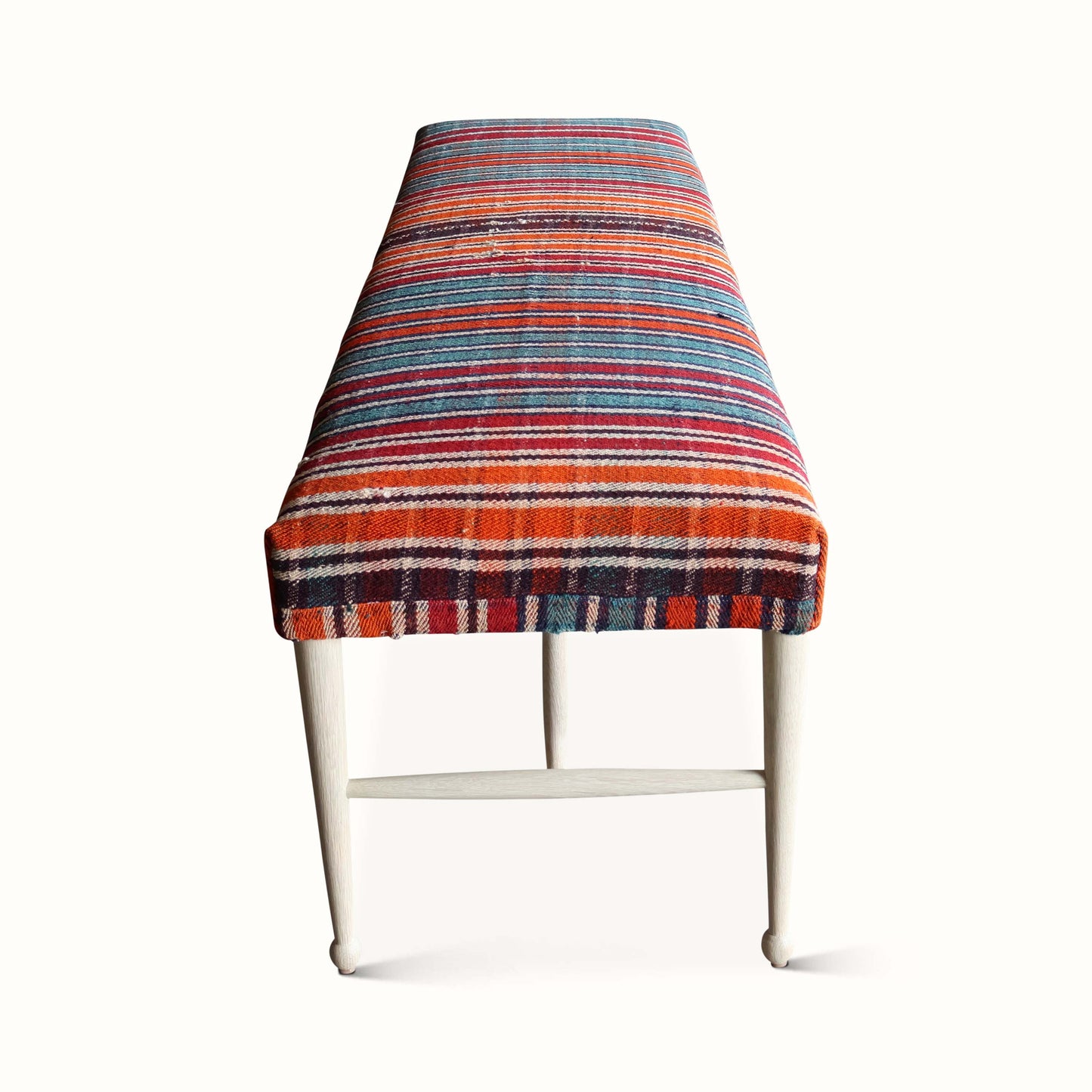 Banc Madison en kilim persan Jajim vintage