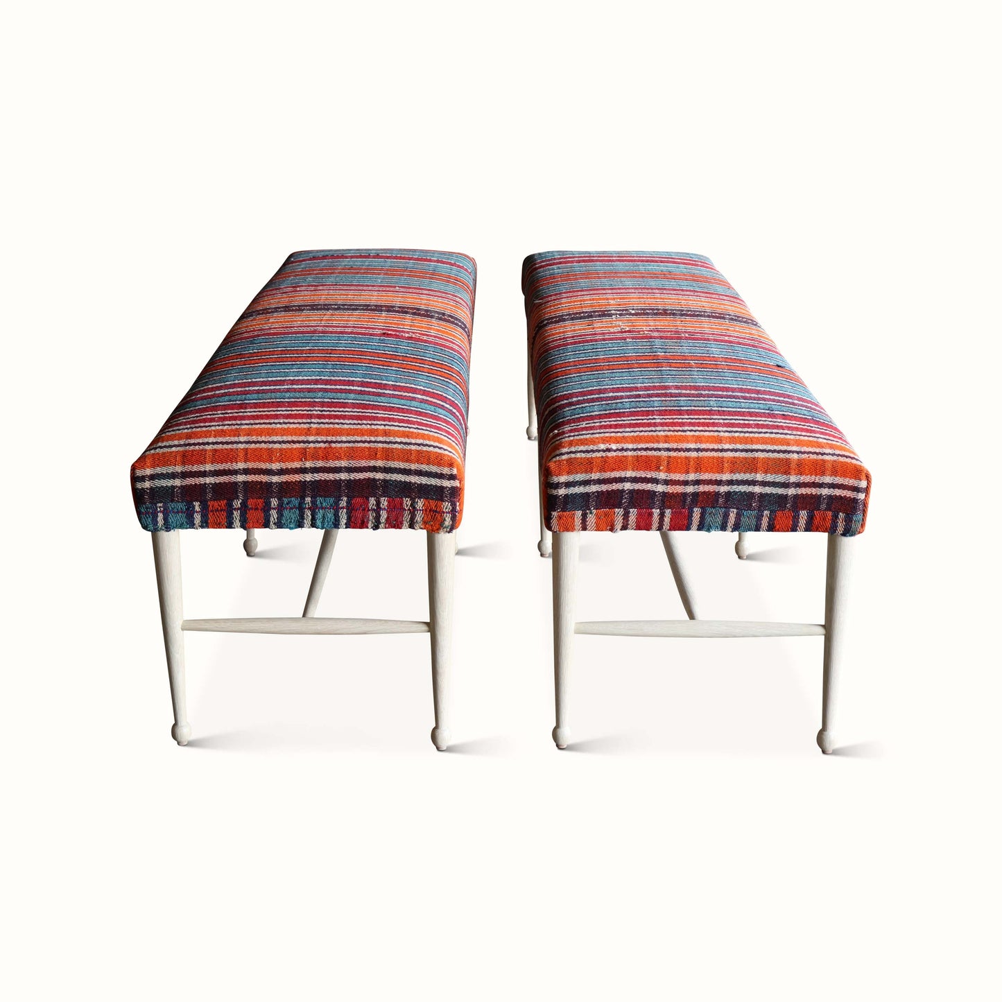 Banc Madison en kilim persan Jajim vintage