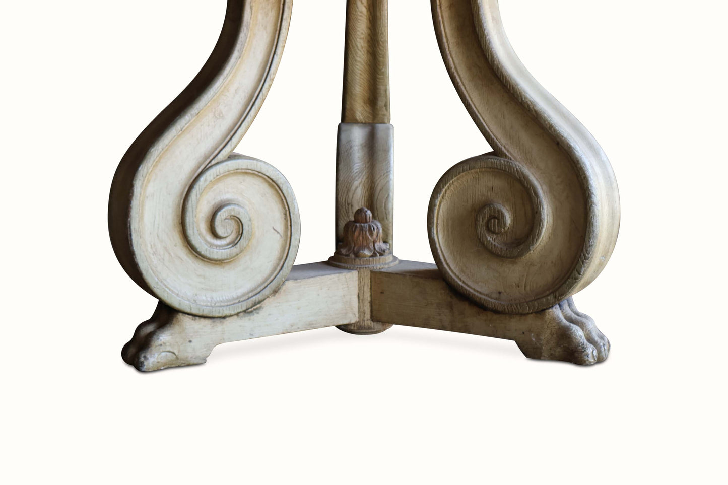 Table centrale en miroir de style rococo italien du XIXe siècle
