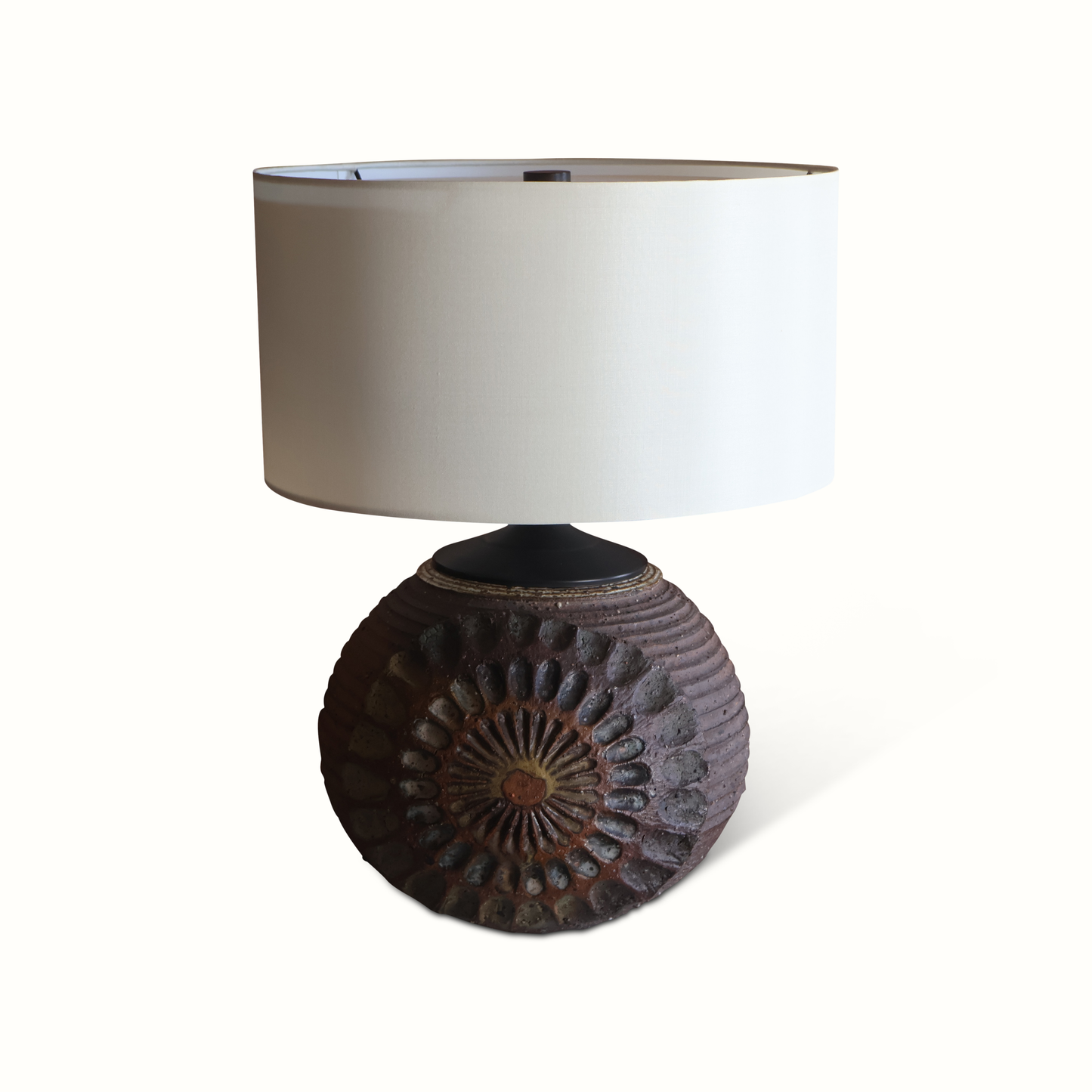 Lampe en poterie d'atelier des années 1960 par Jeff Borden