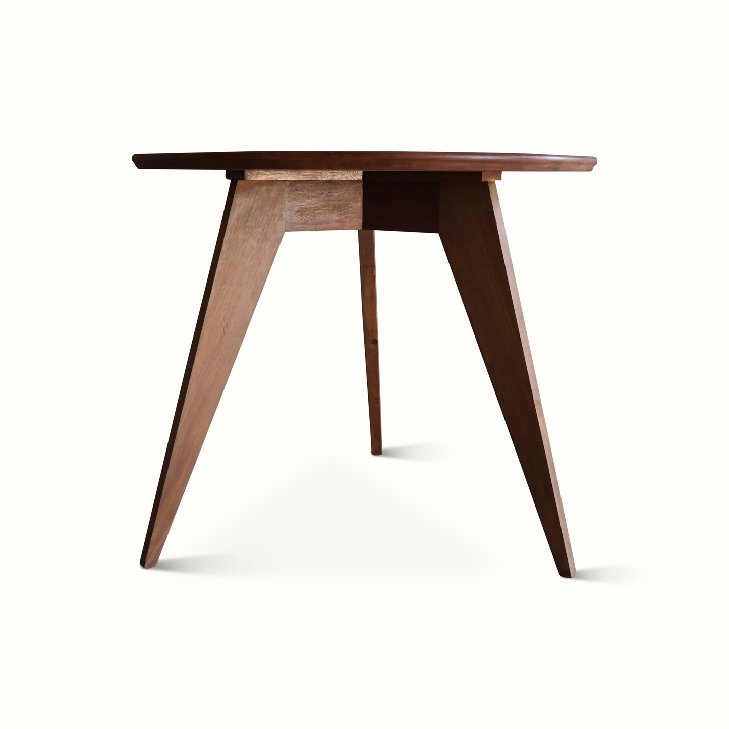Table d'appoint italienne en bois des années 1950