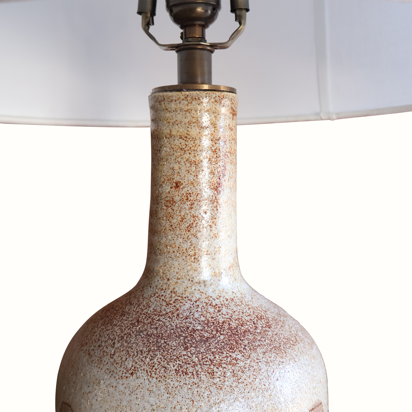 Lampe d'atelier en céramique française des années 1960