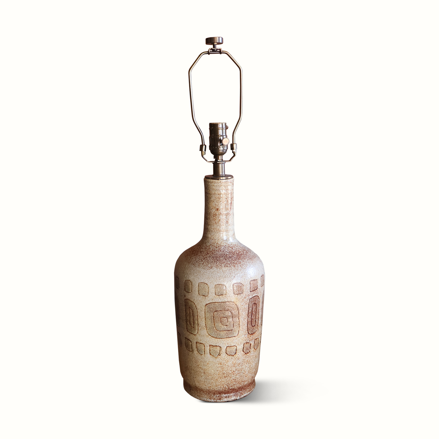 Lampe d'atelier en céramique française des années 1960