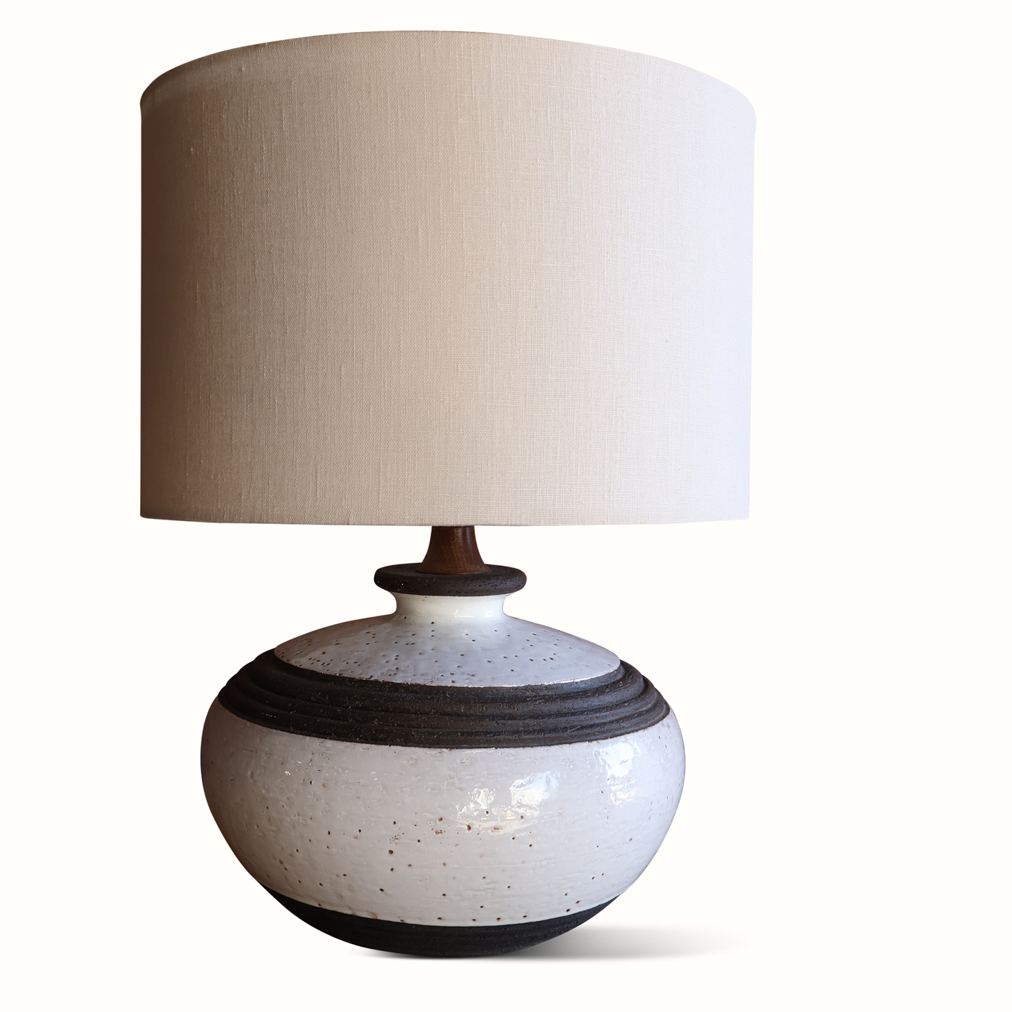 Lampe de table en céramique italienne par Bitossi, années 1960