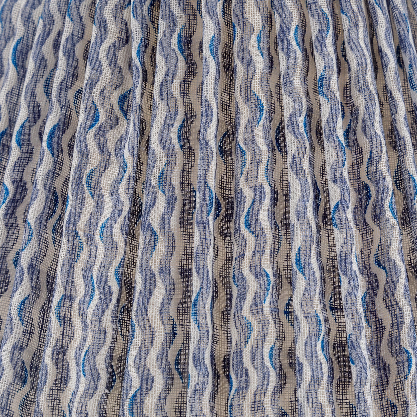 Abat-jour Fermoie en Popple Bleu
