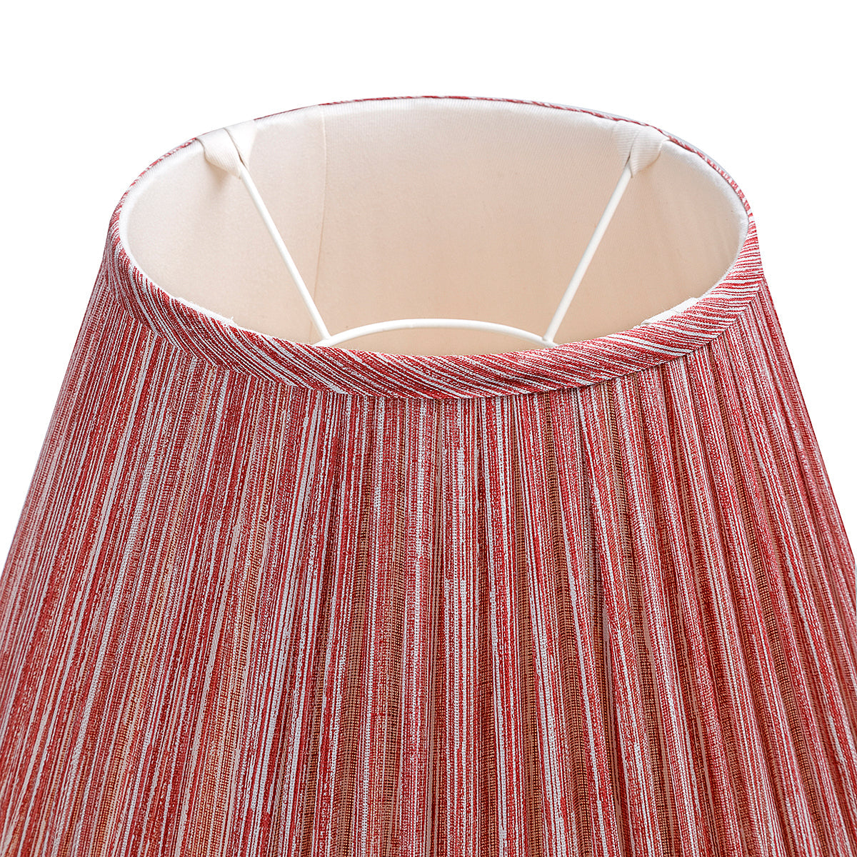 Abat-jour Fermoie Rouge Strie
