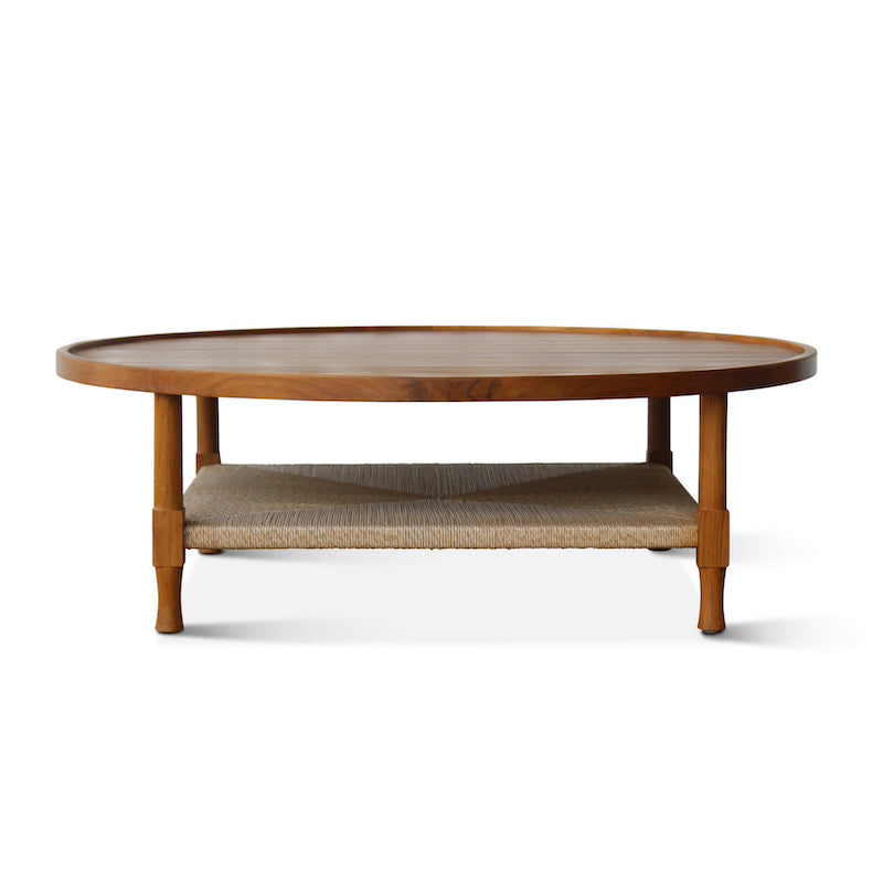 Table basse ronde d'intérieur/extérieur du New York Athletic Club