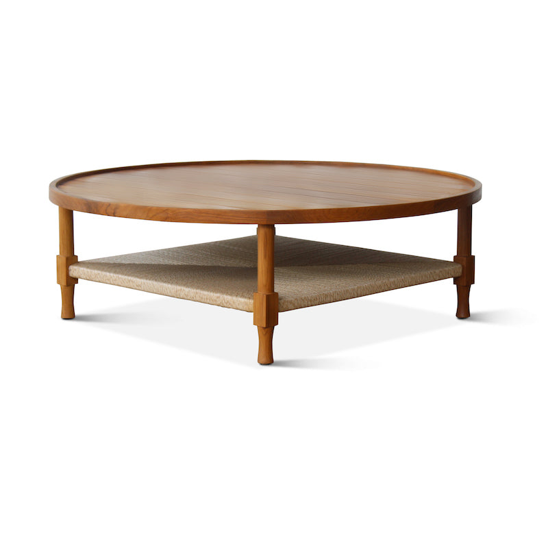 Table basse ronde d'intérieur/extérieur du New York Athletic Club