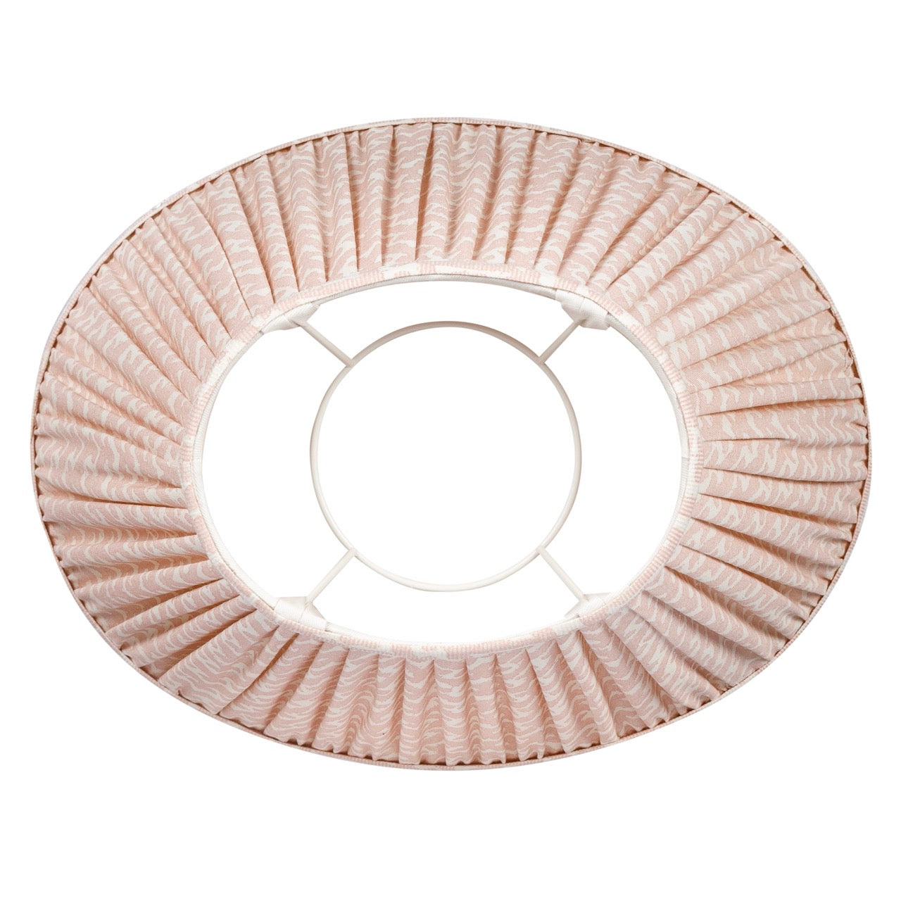 Abat-jour Fermoie en Rabanna rose clair