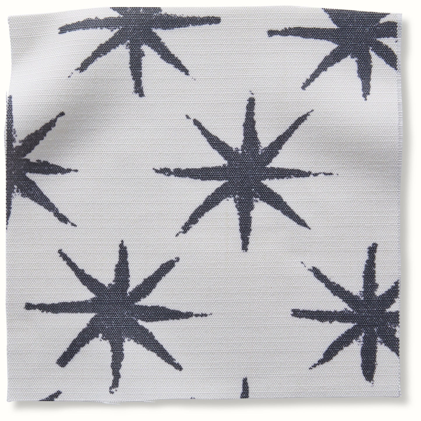 Pouf intérieur/extérieur en tissu Starstruck Charcoal de Peter Dunham Textiles