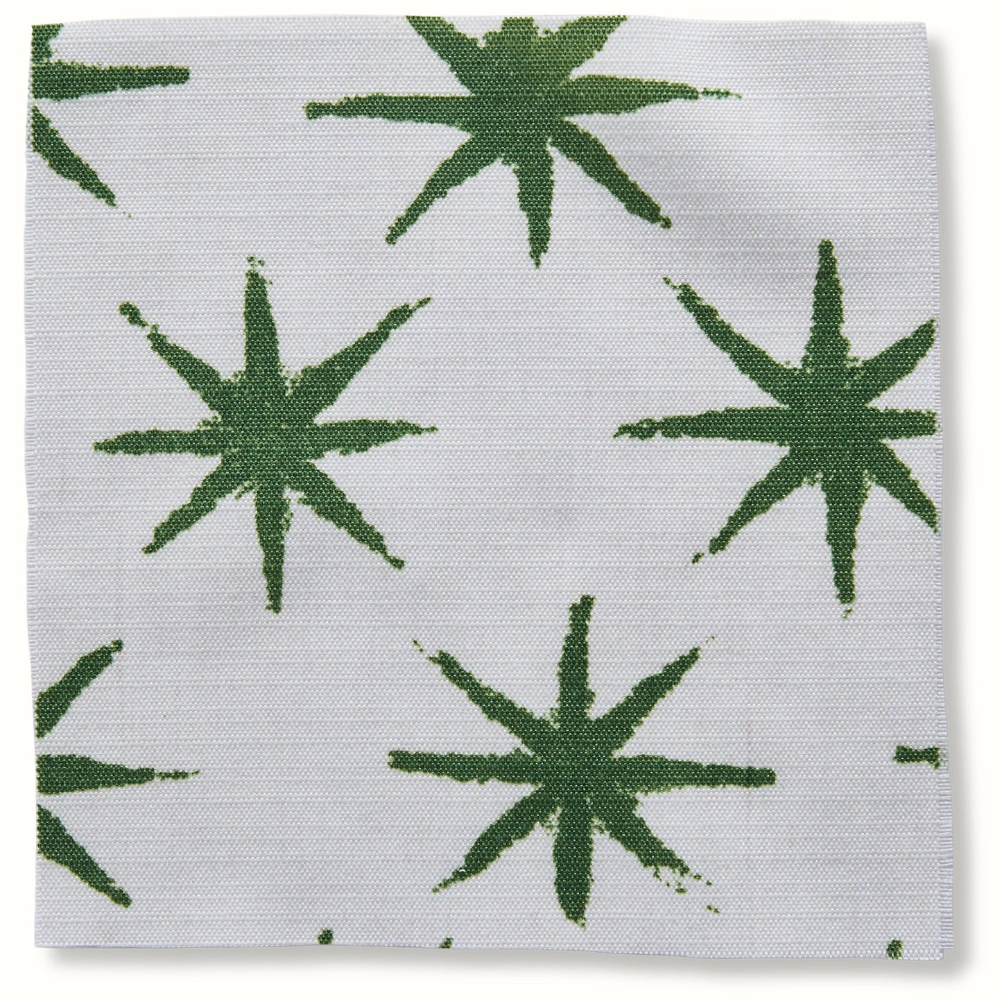 Pouf d'intérieur/extérieur en tissu Peter Dunham Textiles Starstruck Green