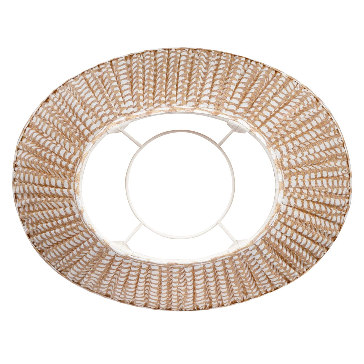 Abat-jour Fermoie en osier marron noisette