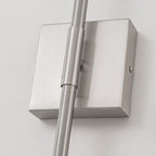 1-Light Black/ Gold/ Nickel Modern Long Linear Strip Wall Sconce Dimmable LED Bathroom Vanity Light