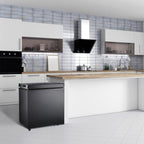 Congélateur coffre de 1,8 pi³ avec panier amovible, vidange par le bas, thermostat à 7 niveaux, conception autonome pour maison et appartement