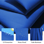 10ft Steel Crank Lift Hanging Offset Cantilever Umbrella