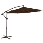 10ft Steel Crank Lift Hanging Offset Cantilever Umbrella