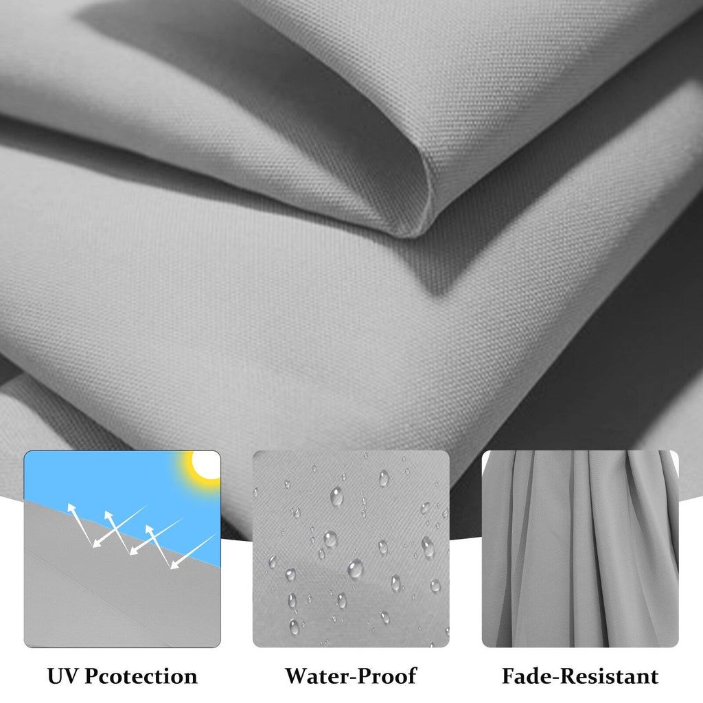 10ft Steel Crank Lift Hanging Offset Cantilever Umbrella