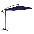 10ft Steel Crank Lift Hanging Offset Cantilever Umbrella