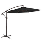 10ft Steel Crank Lift Hanging Offset Cantilever Umbrella