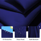 10ft Steel Crank Lift Hanging Offset Cantilever Umbrella