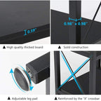 Bibliothèque échelle à 12 étagères, bibliothèque d'angle industrielle