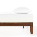 Cadre de lit plateforme classique en bois massif 12