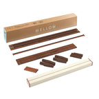 Cadre de lit plateforme classique en bois massif 12