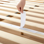 Cadre de lit plateforme classique en bois massif 12