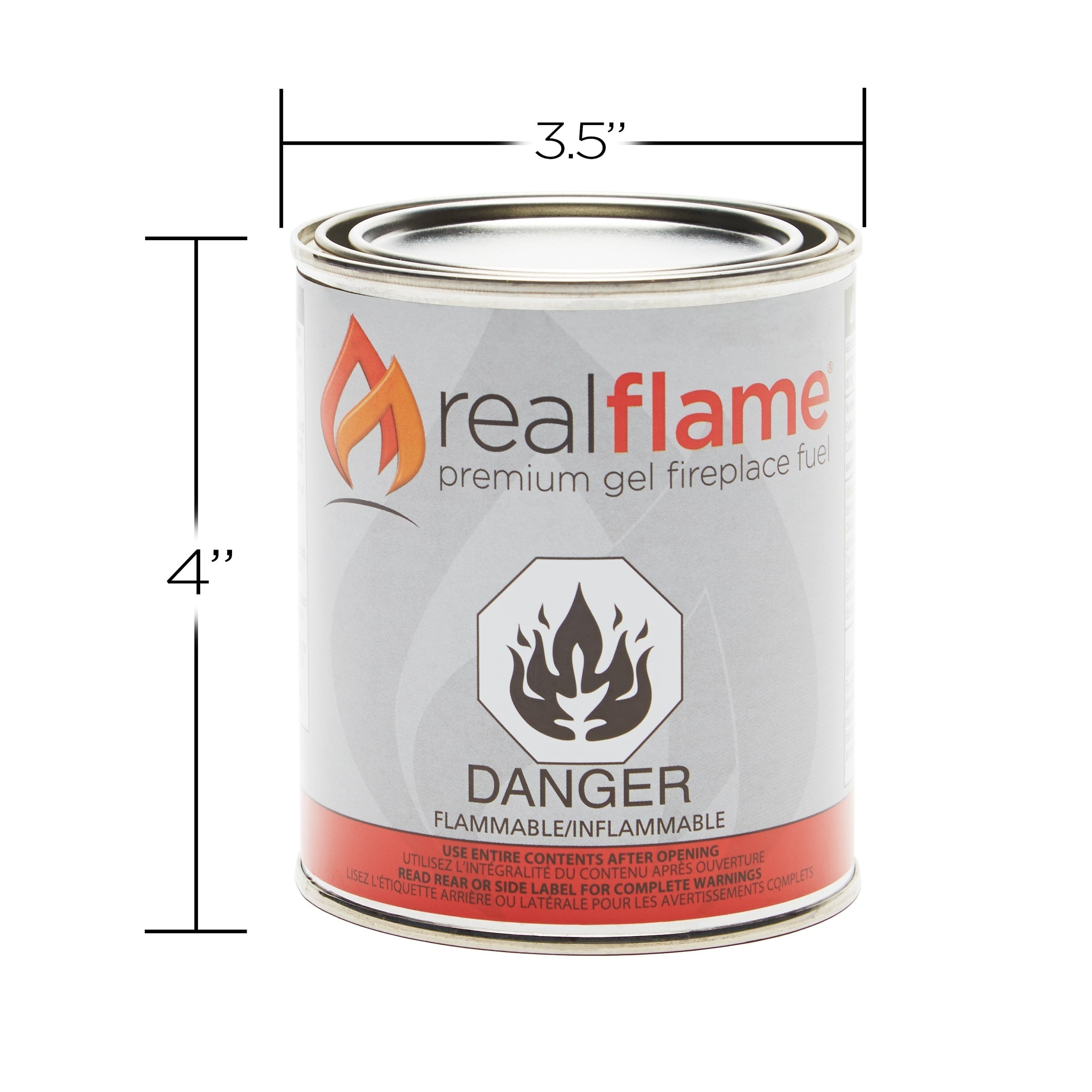 Gel combustible Real Flame (paquet de 24) de 375 ml (3,5 x 4 po)