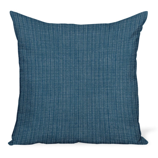 Coussin d'extérieur en toile tissée motif paon de Peter Dunham Textiles