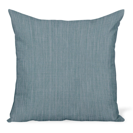 Coussin d'extérieur en toile tissée dans le ciel de Peter Dunham Textiles