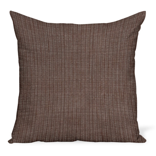 Coussin d'extérieur en toile tissée en écorce de Peter Dunham Textiles