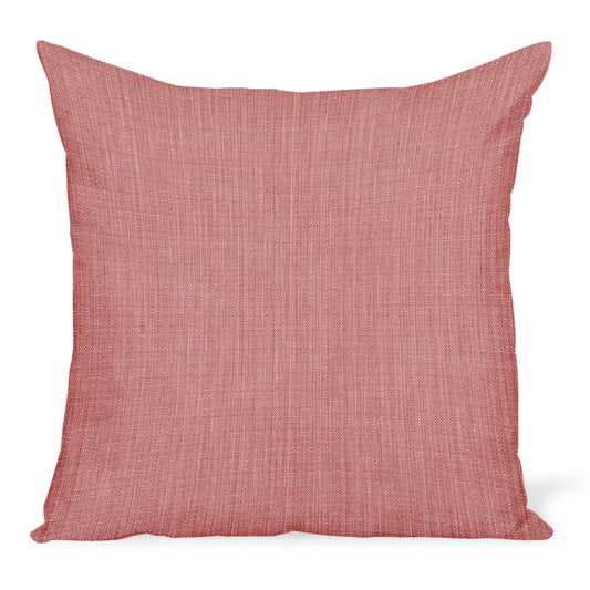 Coussin d'extérieur en toile tissée rose Peter Dunham Textiles
