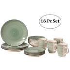 Dinewares Spin Wash Dinnerware Dish Set, Mugs, Salad and Dinner Plates and Bowls Sets, High Quality Dishes