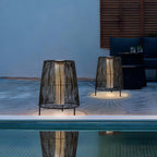 2 Pack Outdoor Solar Light Floor Lamps