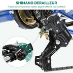 Tricycle adulte 26 pouces, 3 roues, 7 vitesses