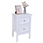 Country Style Two-Drawer Nightstand- Set of 2