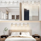 3/4/5/6 Light Brushed Nickel Bathroom Light Fixtures