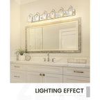 3/4/5/6-Light Modern Vanity Lights Over Mirror for Bathroom