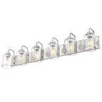 3/4/5/6-Light Modern Vanity Lights Over Mirror for Bathroom