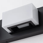 3/4/5-Light Dimmable Matte Black Modern Bathroom LED Vanity Light